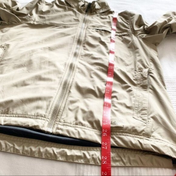 REI Co-op Beige Lightweight Full Zip Jacket With Hood - Size M - Picture 11 of 12